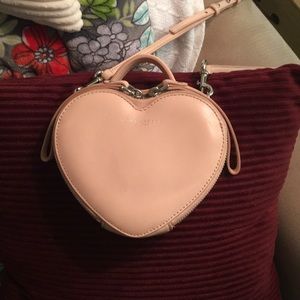 Marc Jabobs Blush Color Heart Crossbody Bag